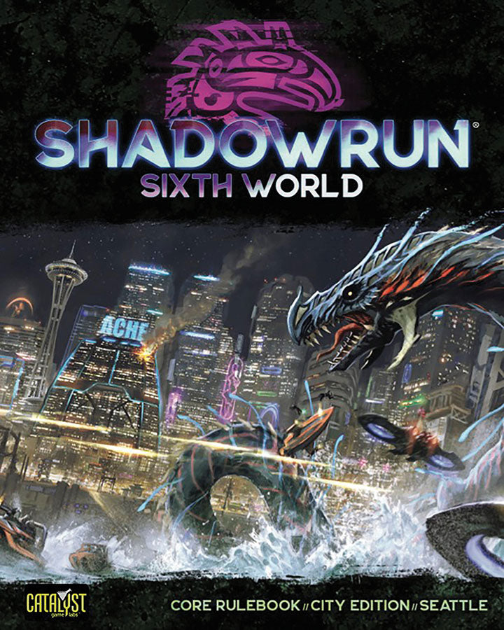 Shadowrun 6th Edition Core Rulebook - Seattle Edition