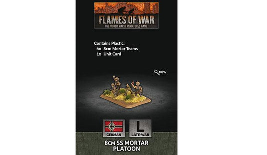 Flames of War German 8cm SS Mortar Platoon