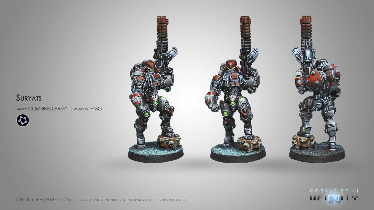 Infinity Combined Army Suryats (HMG)