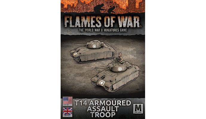 Flames of War British T14 Armoured Assault Troop