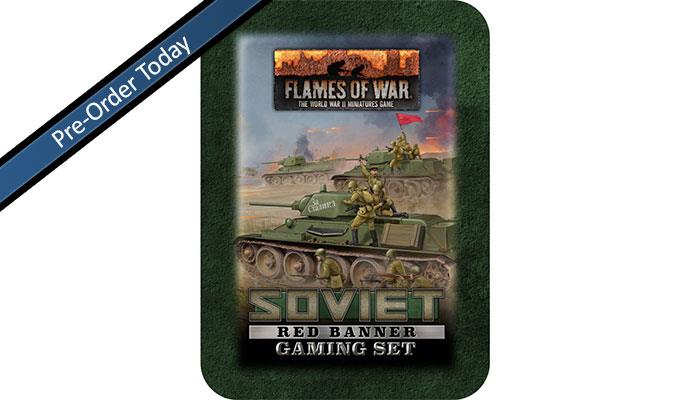 Flames of War Soviet Red Banner Gaming Set