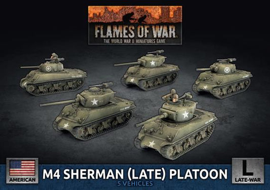 M4 Sherman (Late 75mm) (x5 Plastic)