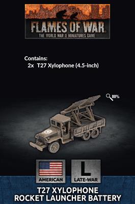 Flames of War American T27 Xylophone Rocket Launcher Battery