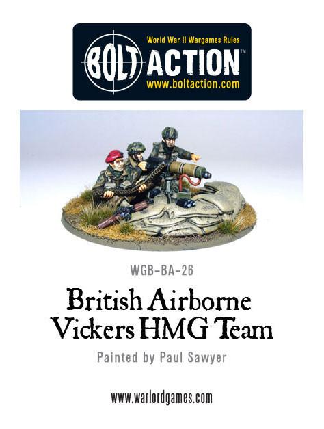 Bolt Action British Airborne Vickers MMG Team