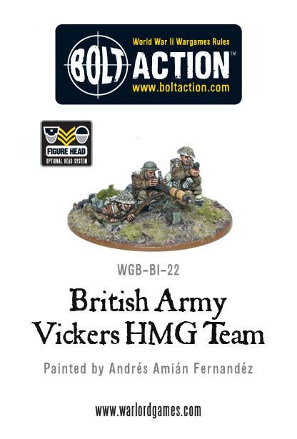 Bolt Action British Army Vickers MMG Team