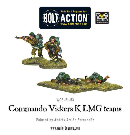 Bolt Action British Commandos Vickers KLMG Teams