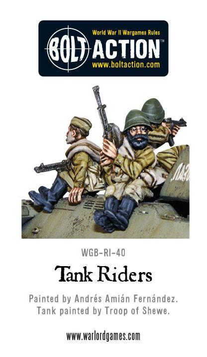 Bolt Action Soviet Tank Riders