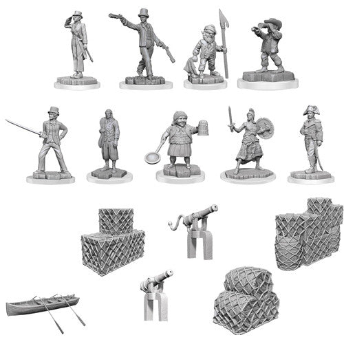 WZK Deep Cuts Unpainted Miniatures: W19 Ship's Crew